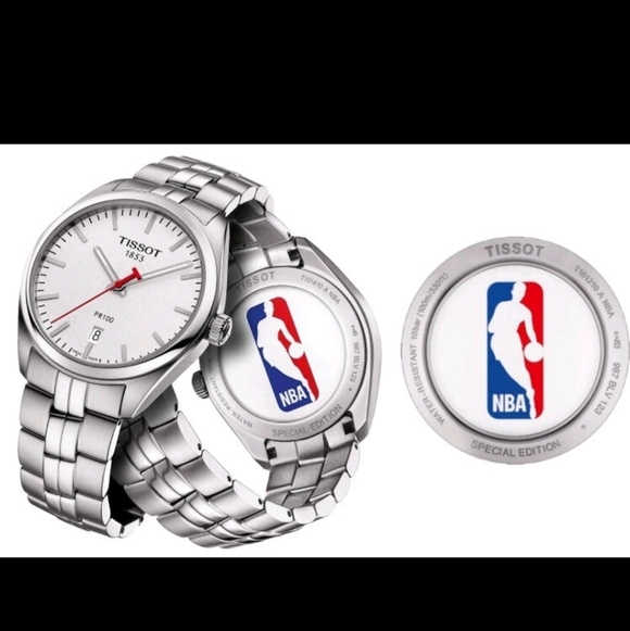 Tissot Other - Tissot NBA PR 100 Silver Dial Men's Watch T101.410.11.031.01